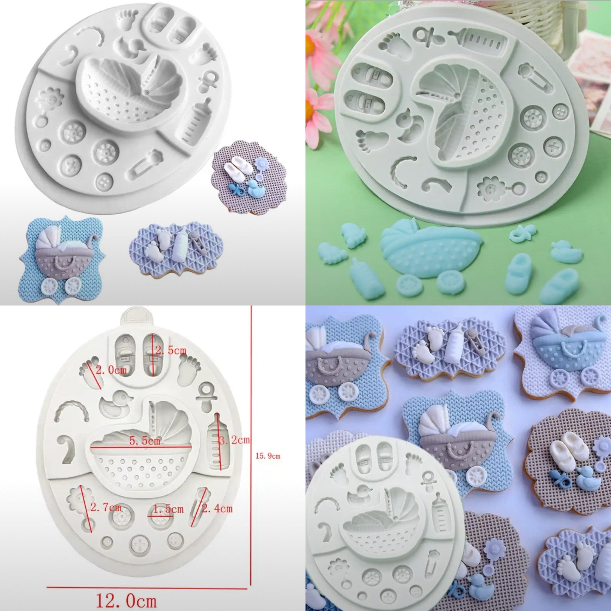 Pink Baby Elements Mould (A)