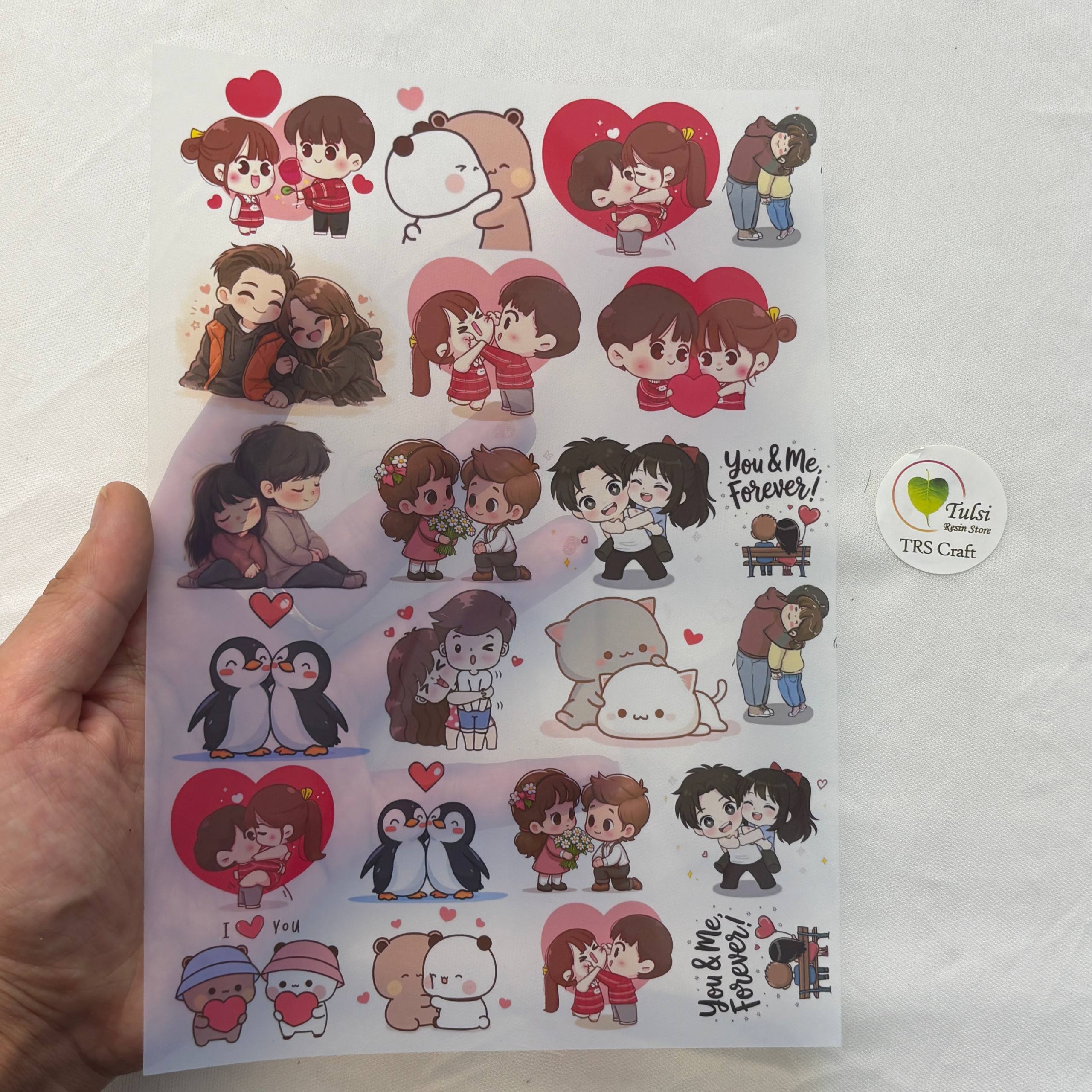 A5 Insert Sheet - Couple (C)