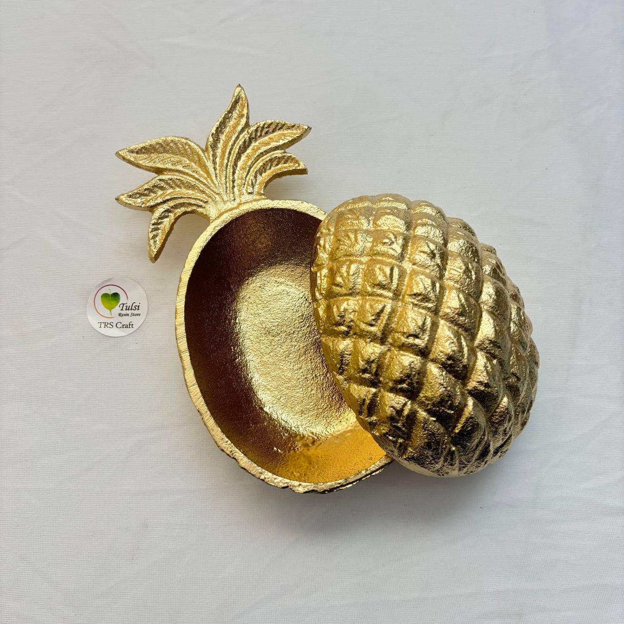 Metal Urli Bowl (A007) - Pineapple Tulsi Resin Store