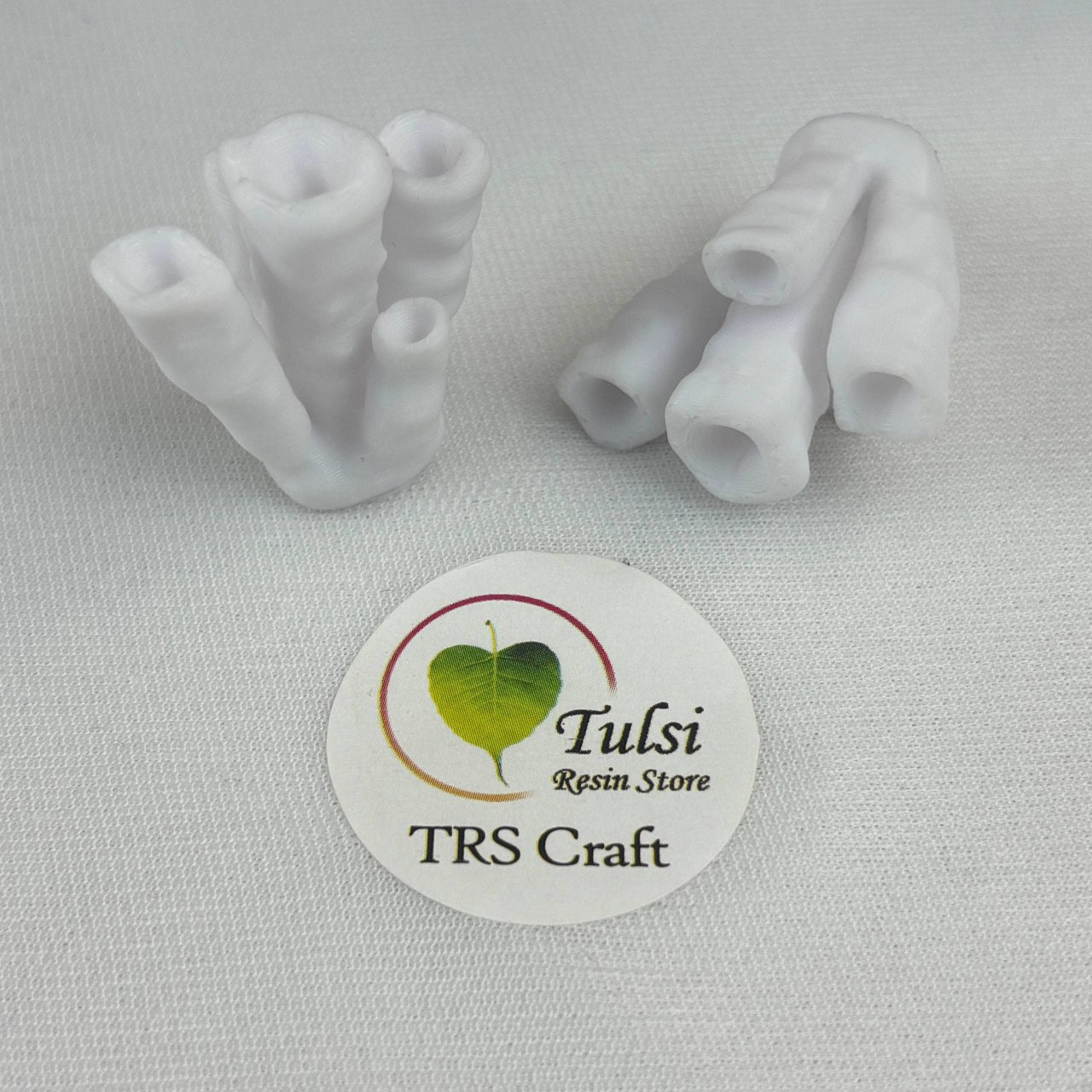 3D Miniature (A18) - Coral Plant Tulsi Resin Store