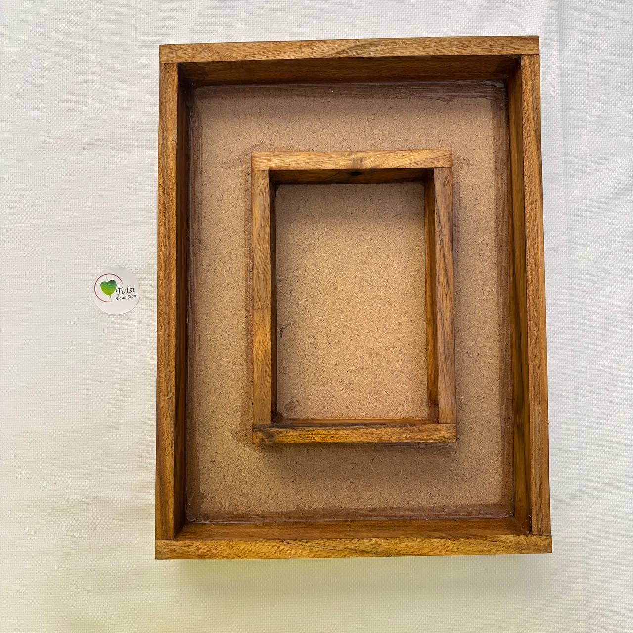 Teakwood Floating Frame (A) - Dual