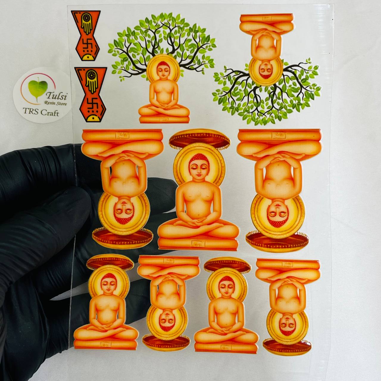 A6 UV DTF Sticker - God Idols Jain (F)