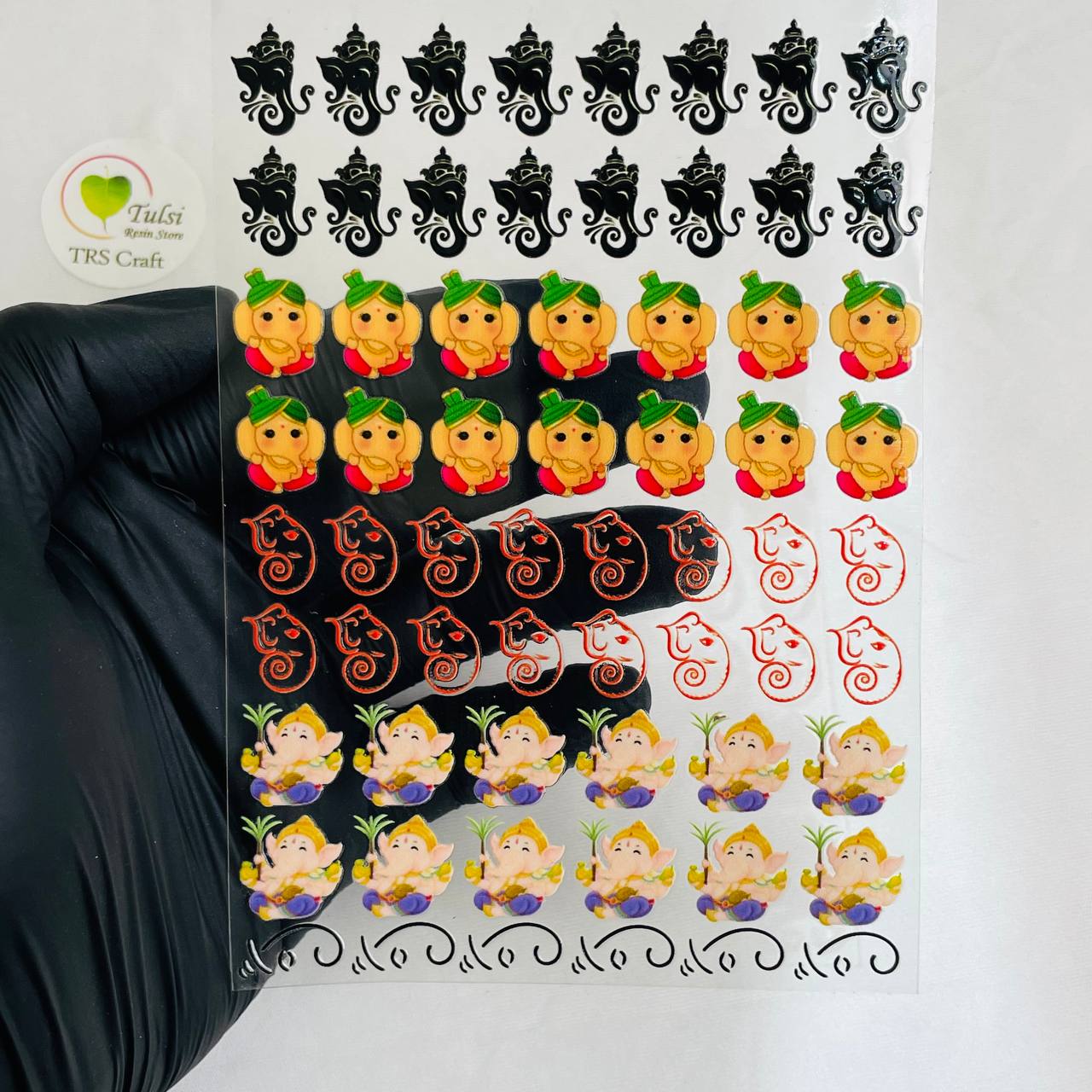 A6 UV DTF Sticker - God Idols Ganesha (C2)