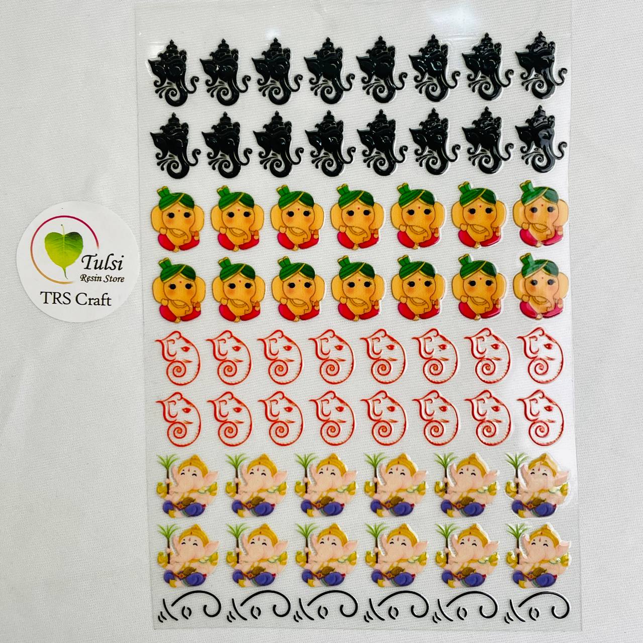 A6 UV DTF Sticker - God Idols Ganesha (C2)