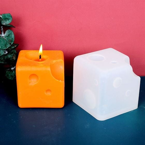 Cheese Cube Candle Mould Tulsi Resin Store