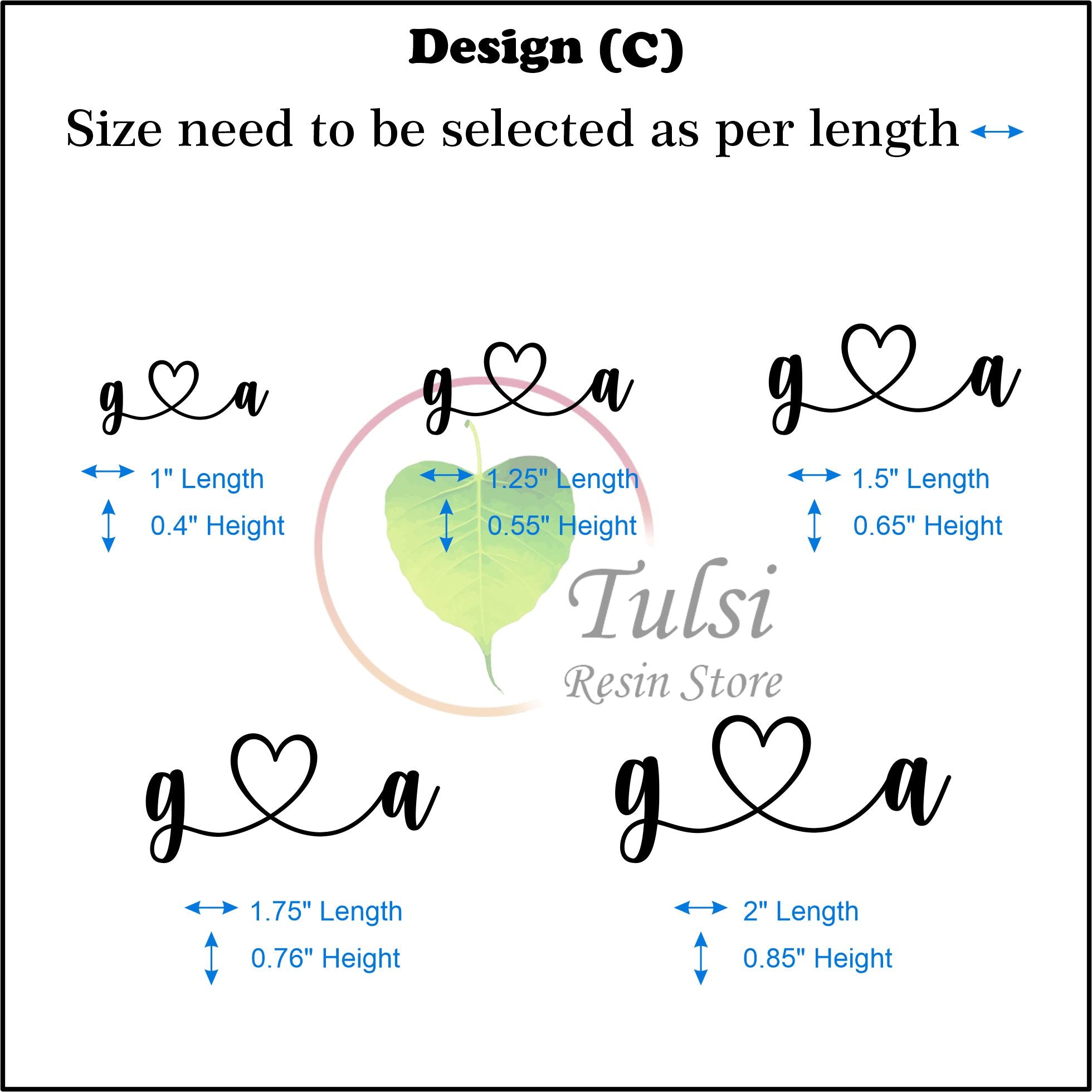 Custom Metal Sticker - Logo Design