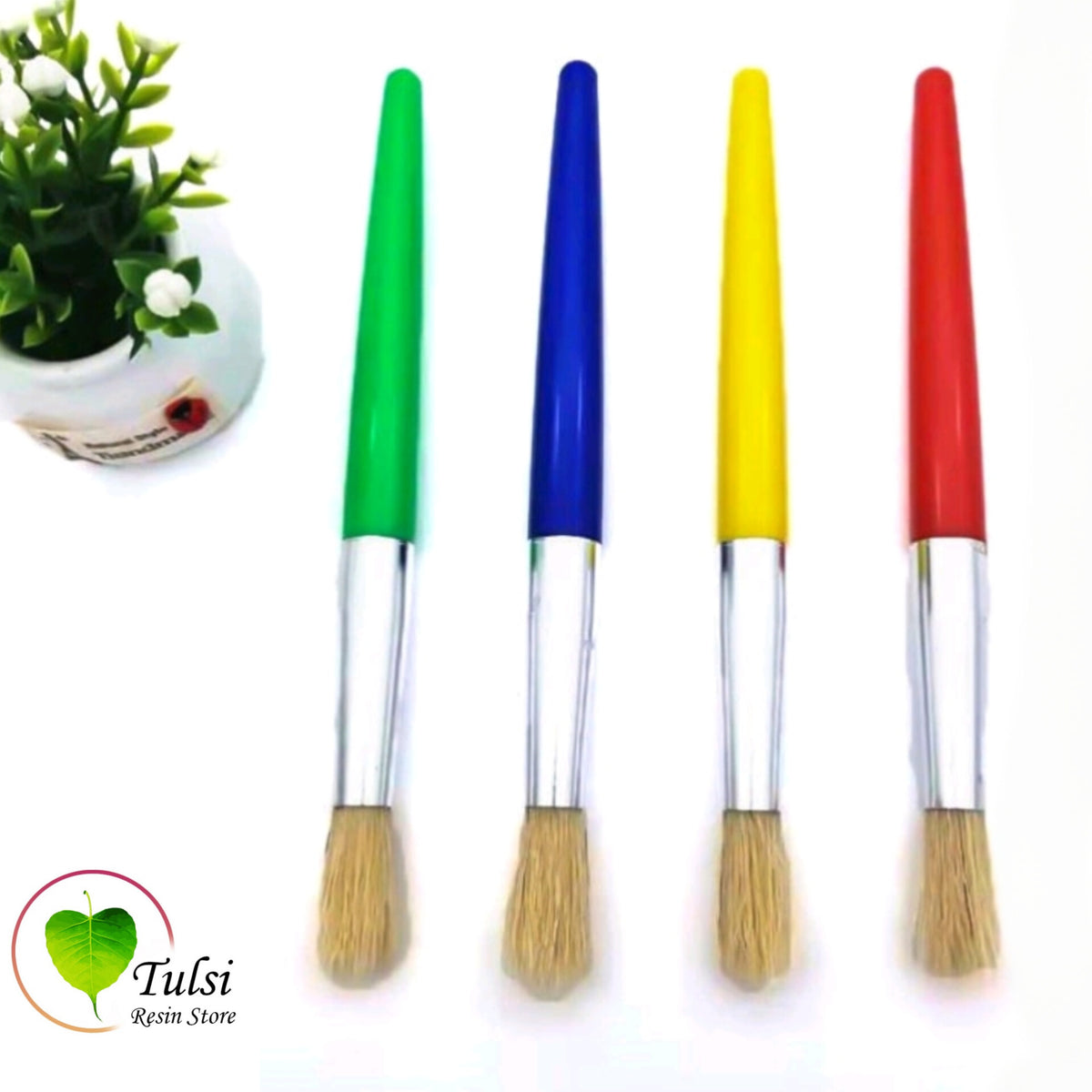 Round Paint Brush (1pc) tulsiresin