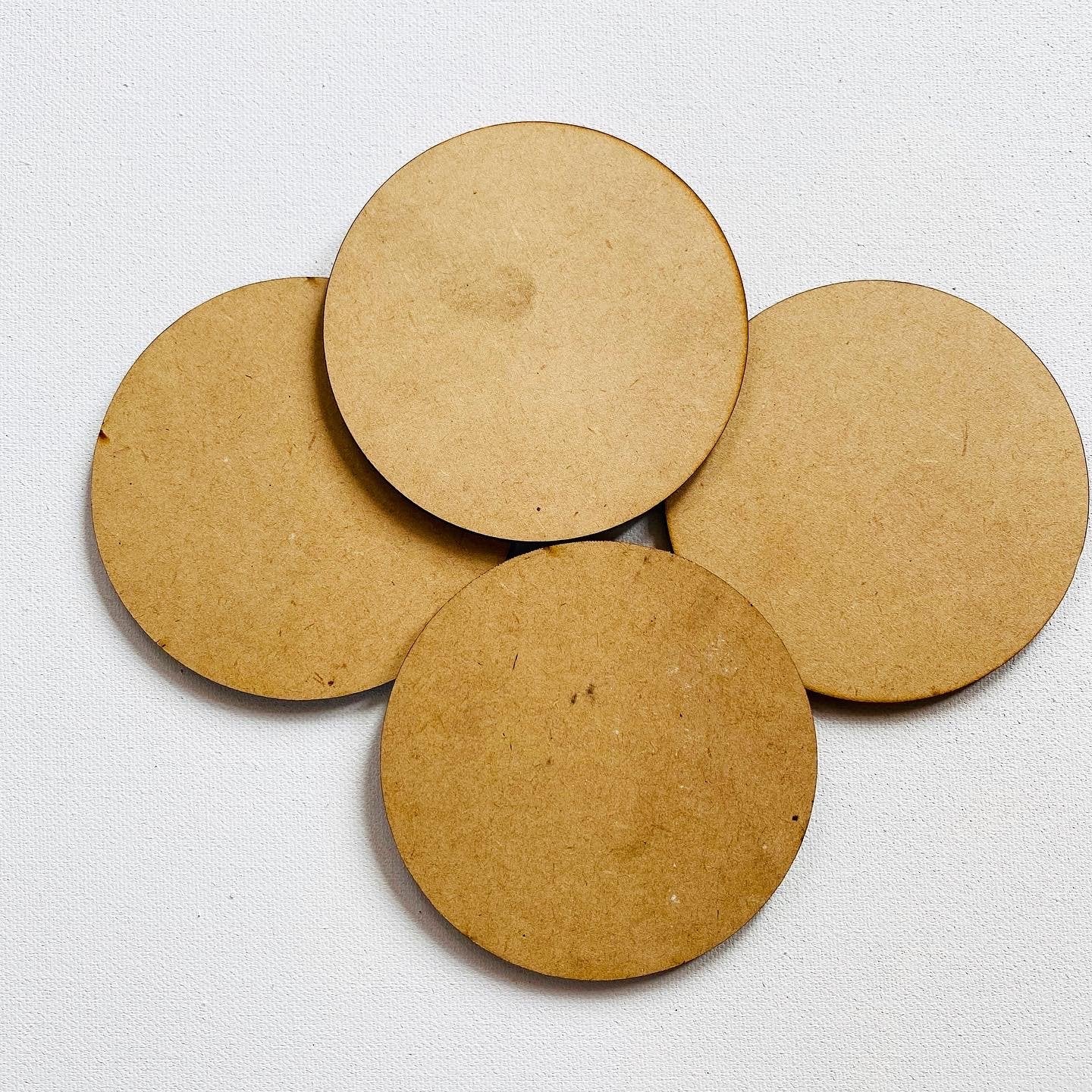 Set Of 8 Round MDF Coaster Tulsi Resin Store
