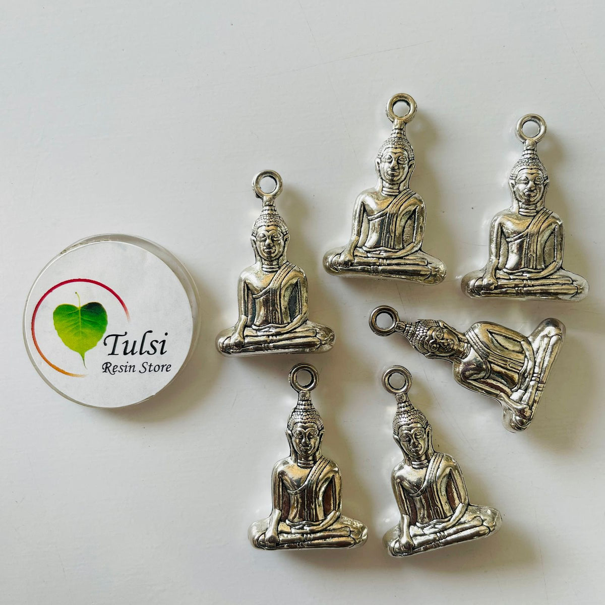 Silver Charm - Mahavir Swami Tulsi Resin Store