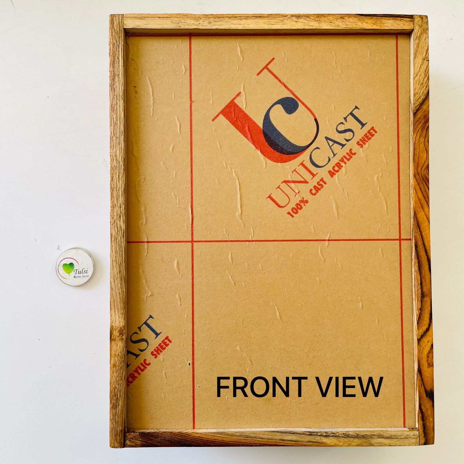 Teakwood Floating Frame (B) - Book