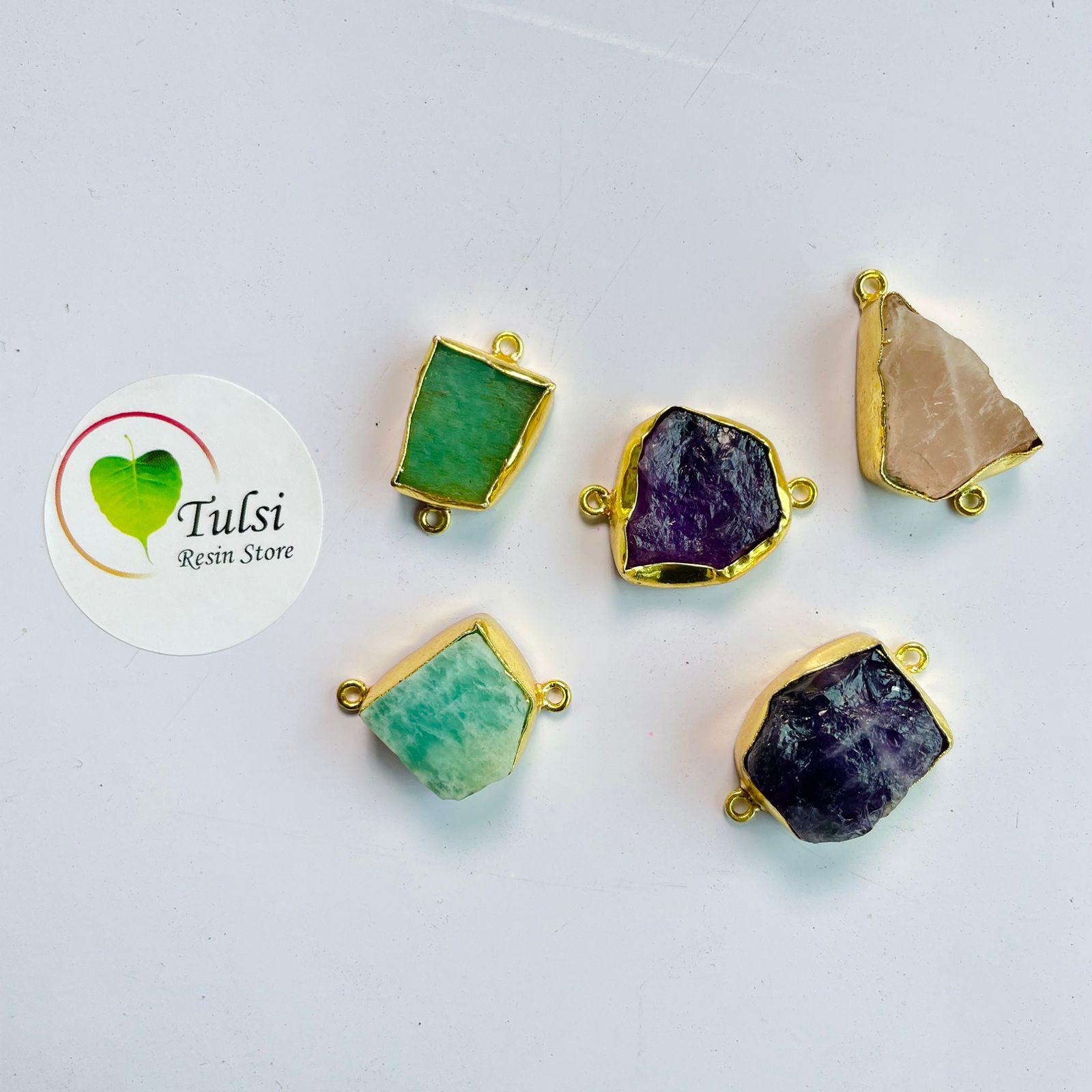 Druzzy Rakhi Slice Tulsi Resin Store