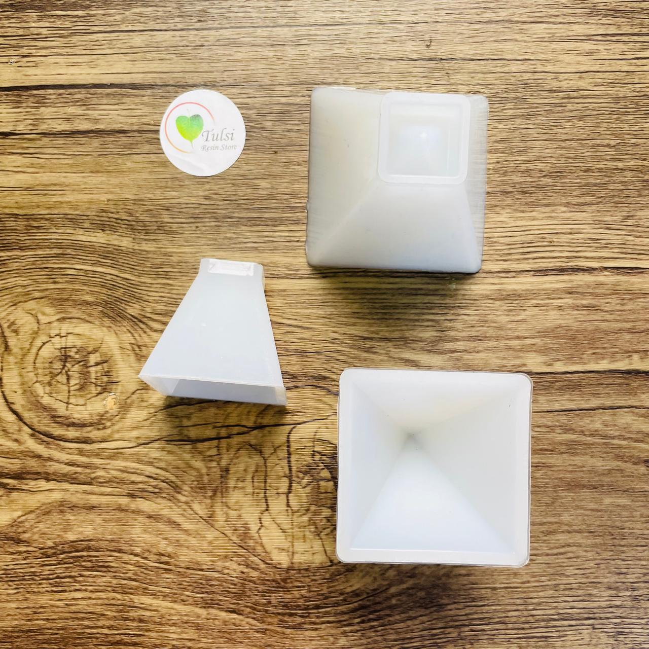 3 Pcs Pyramid Mould set - - Tulsi Resin Store