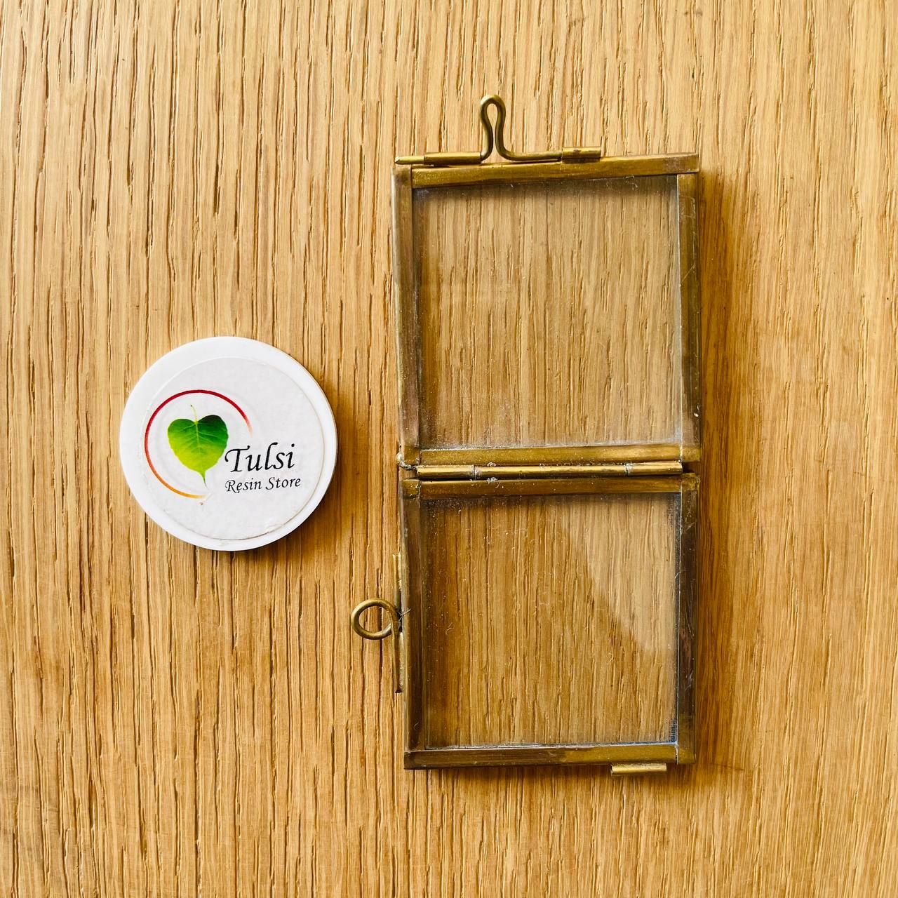 Distash/Defective 2" Square Vintage Metal Frame