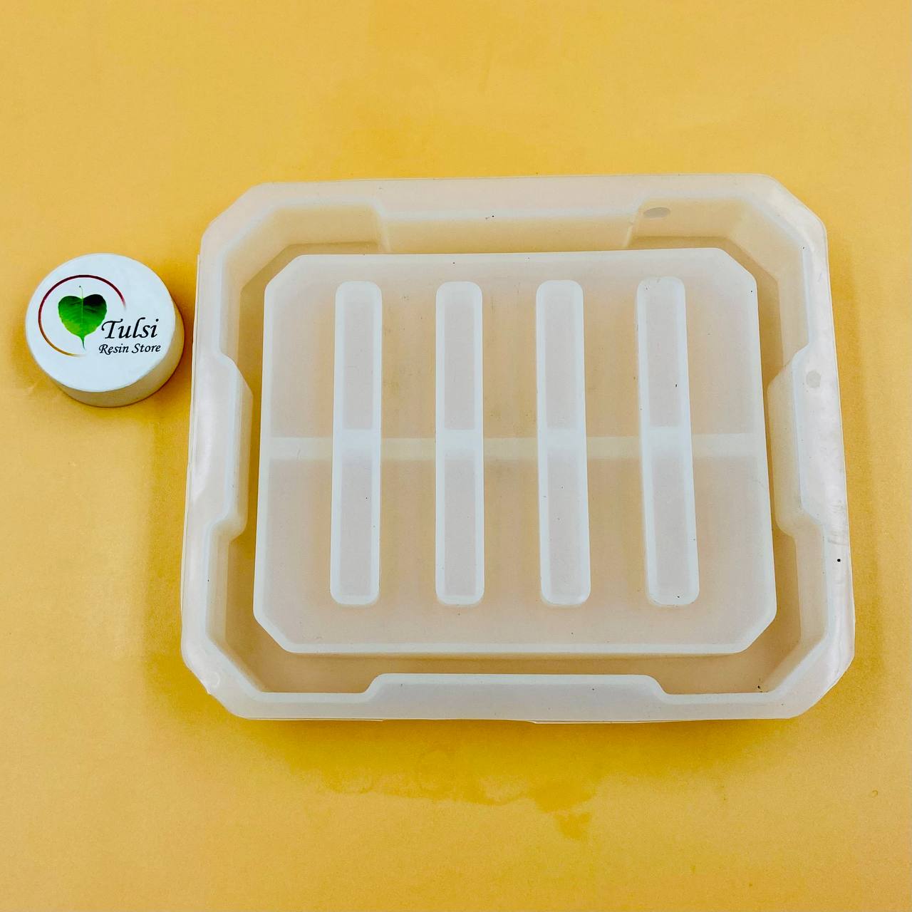 4 Slot Coaster Stand Mould (B)