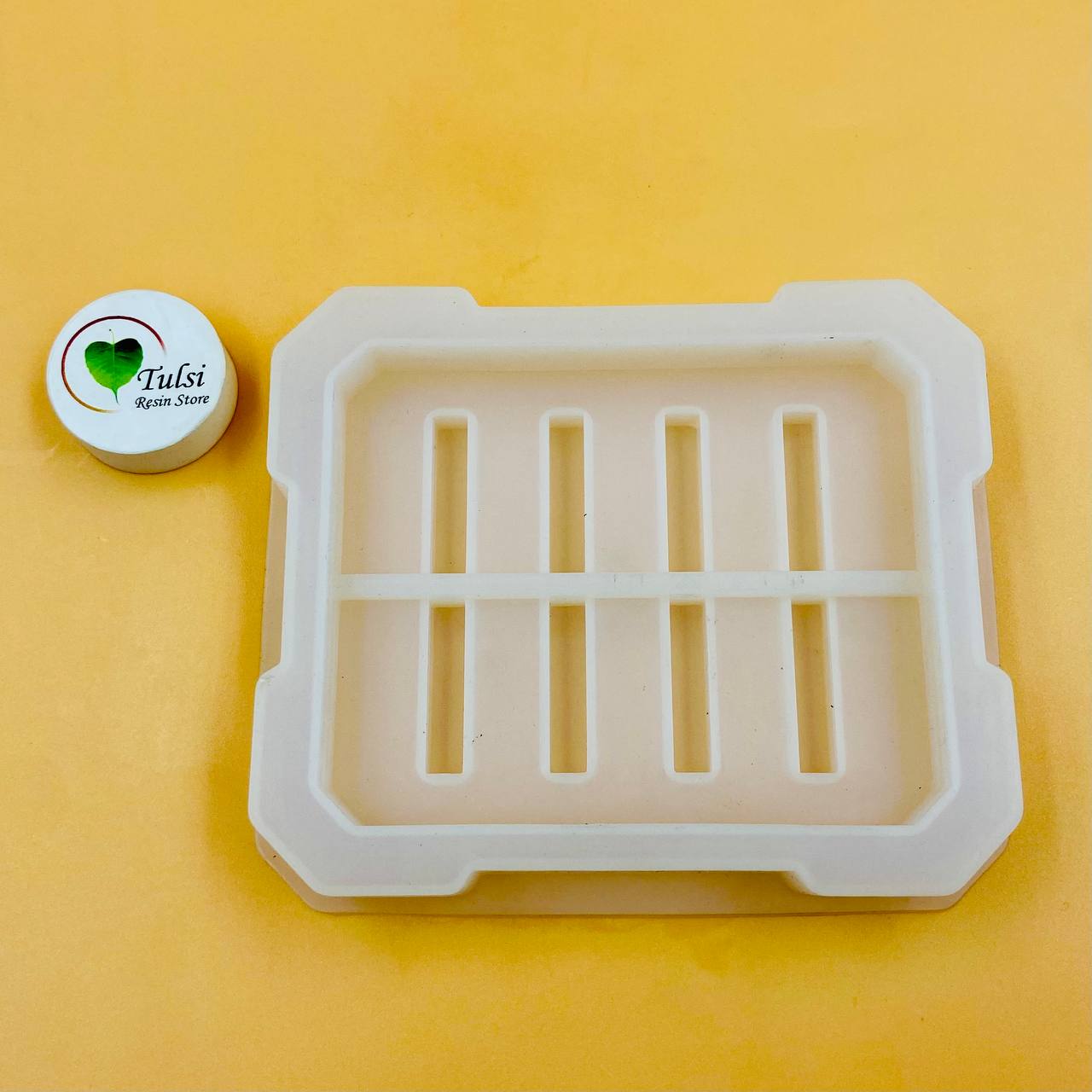 4 Slot Coaster Stand Mould (B)