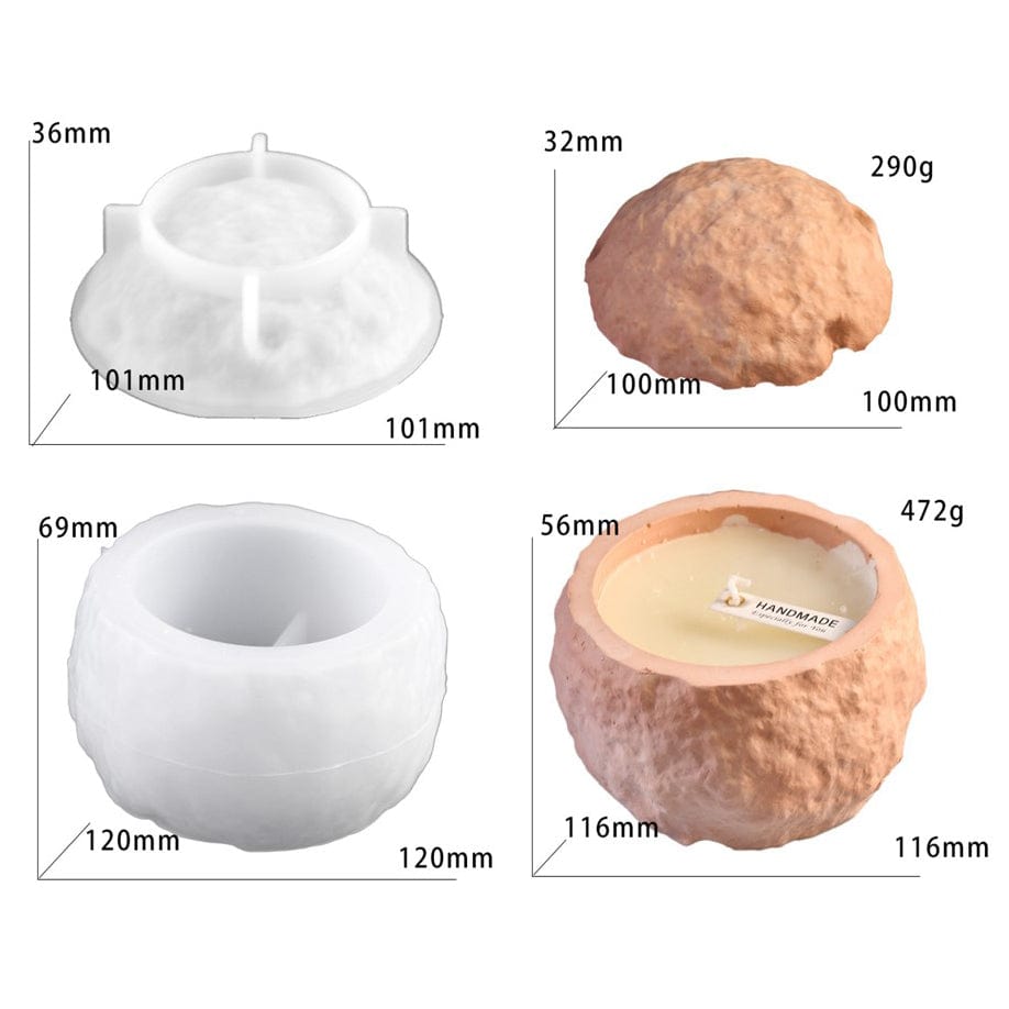 Storage Box Mould (U) - Moon Shape