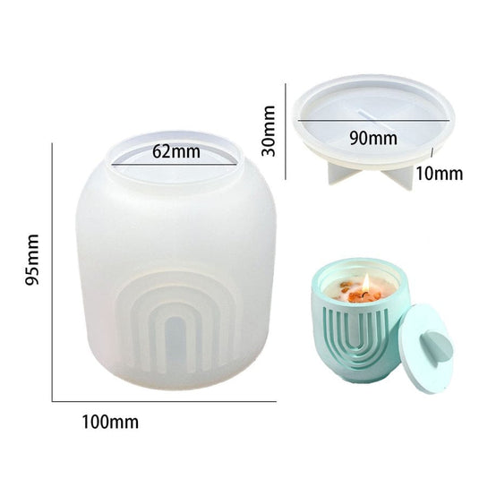 Storage Box Mould (S) - U Stripes