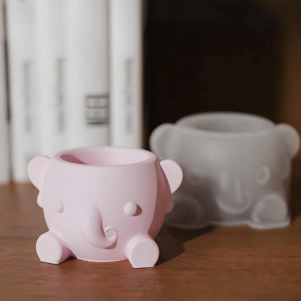 Elephant Planter Pot Jar Mould - Small