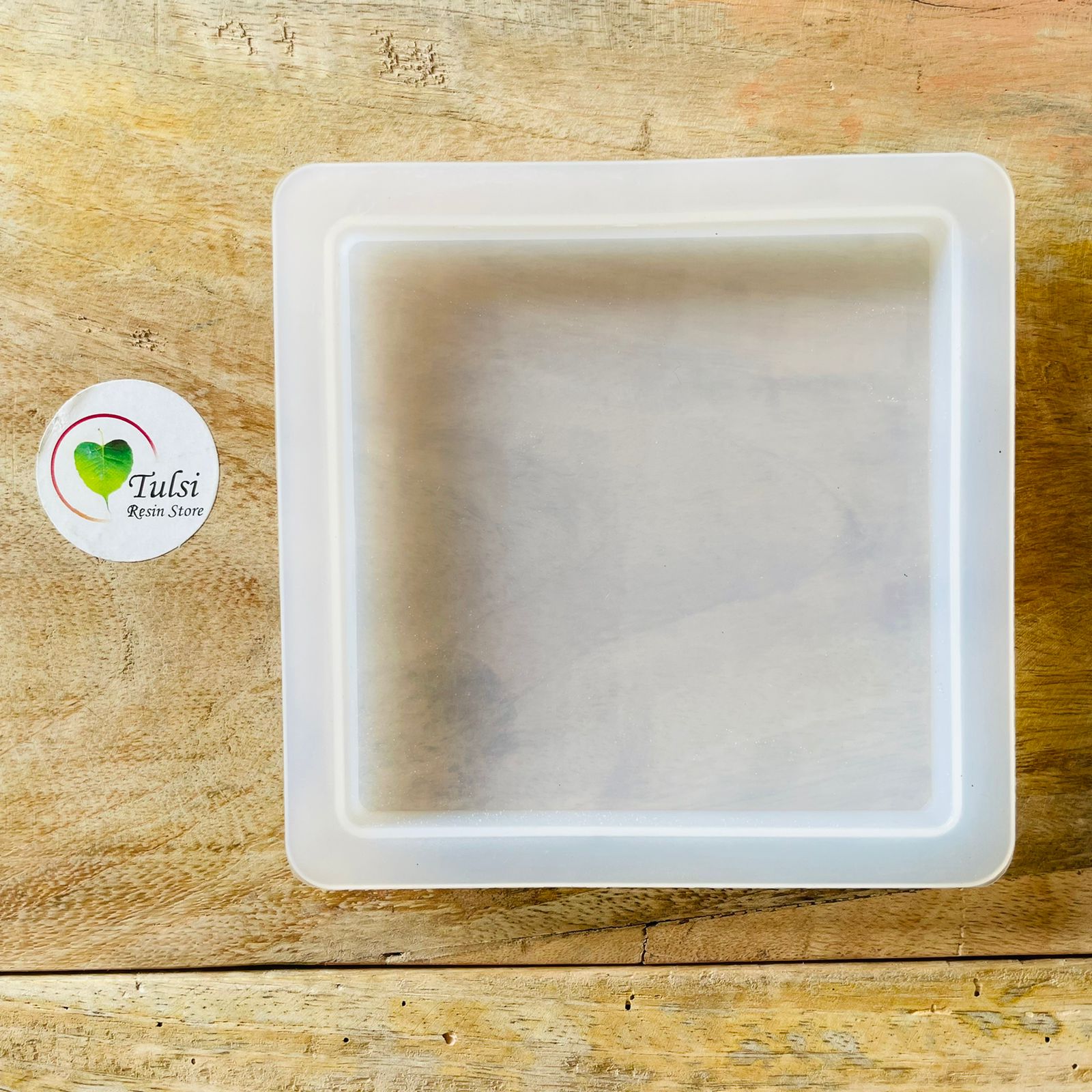 4" Square Coaster Mould- Plain Edges