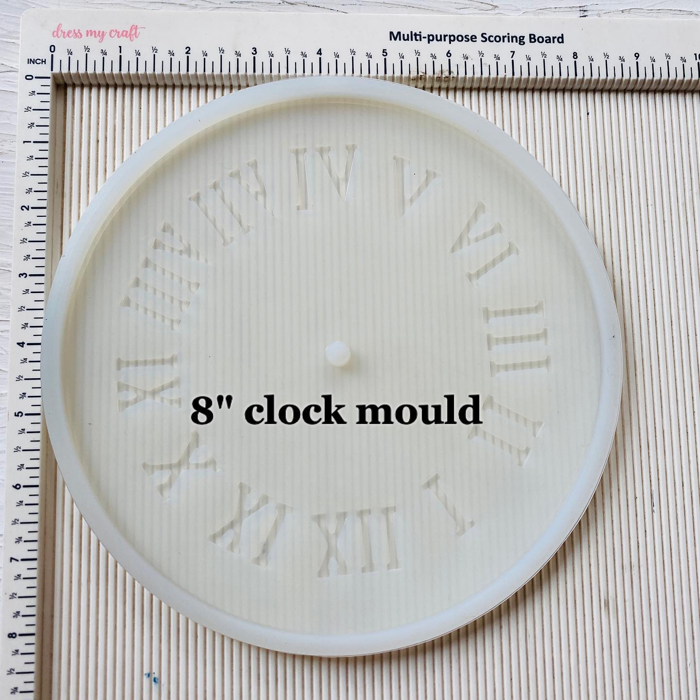 8" Number Clock Mould tulsiresin