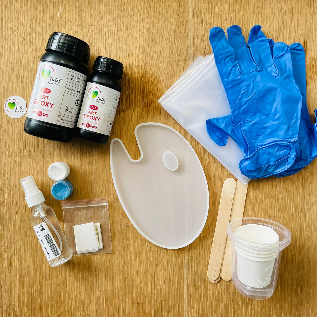 DIY Art Pallete Kit tulsiresin