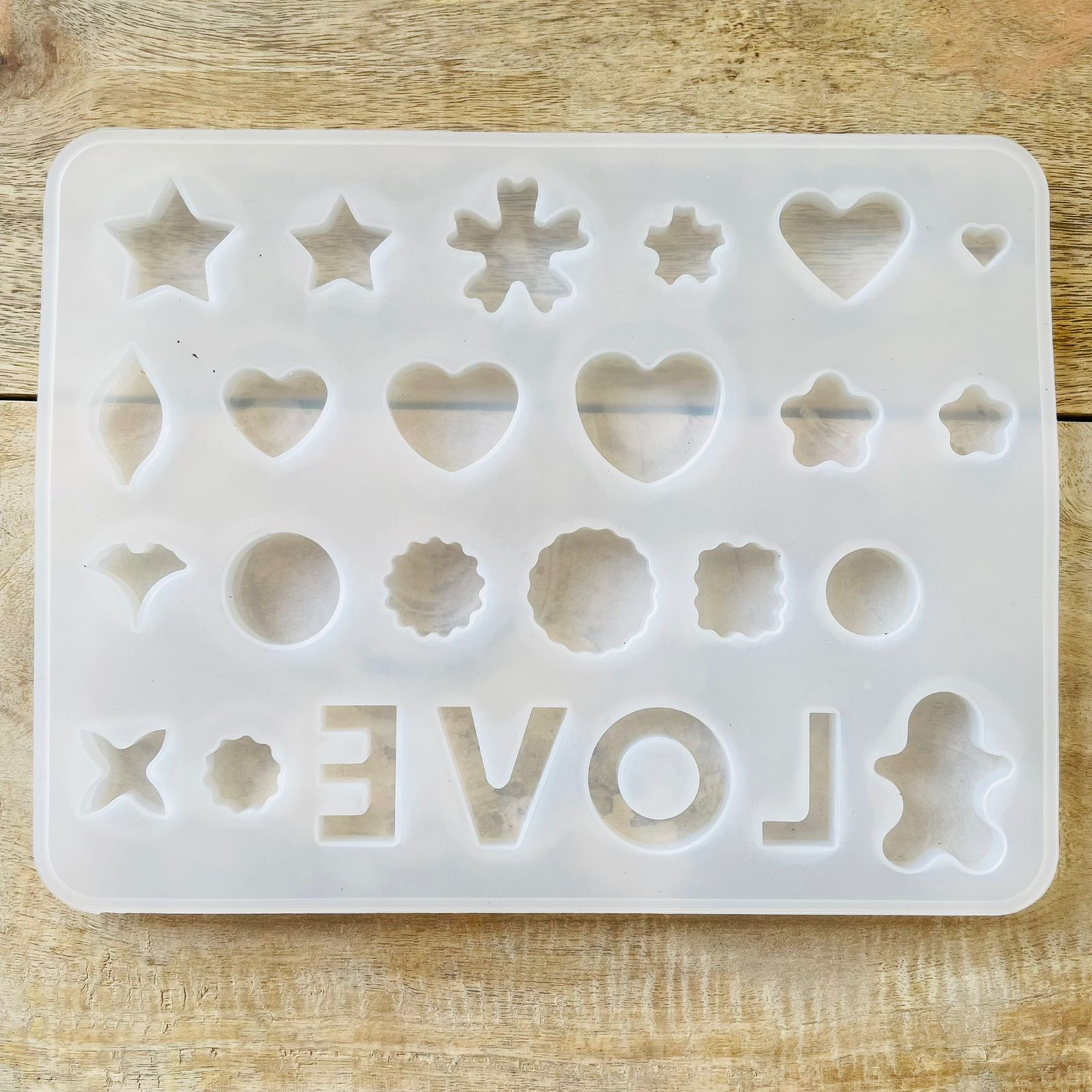 Keychain Mould (C) - Mix Shapes - - Tulsi Resin Store