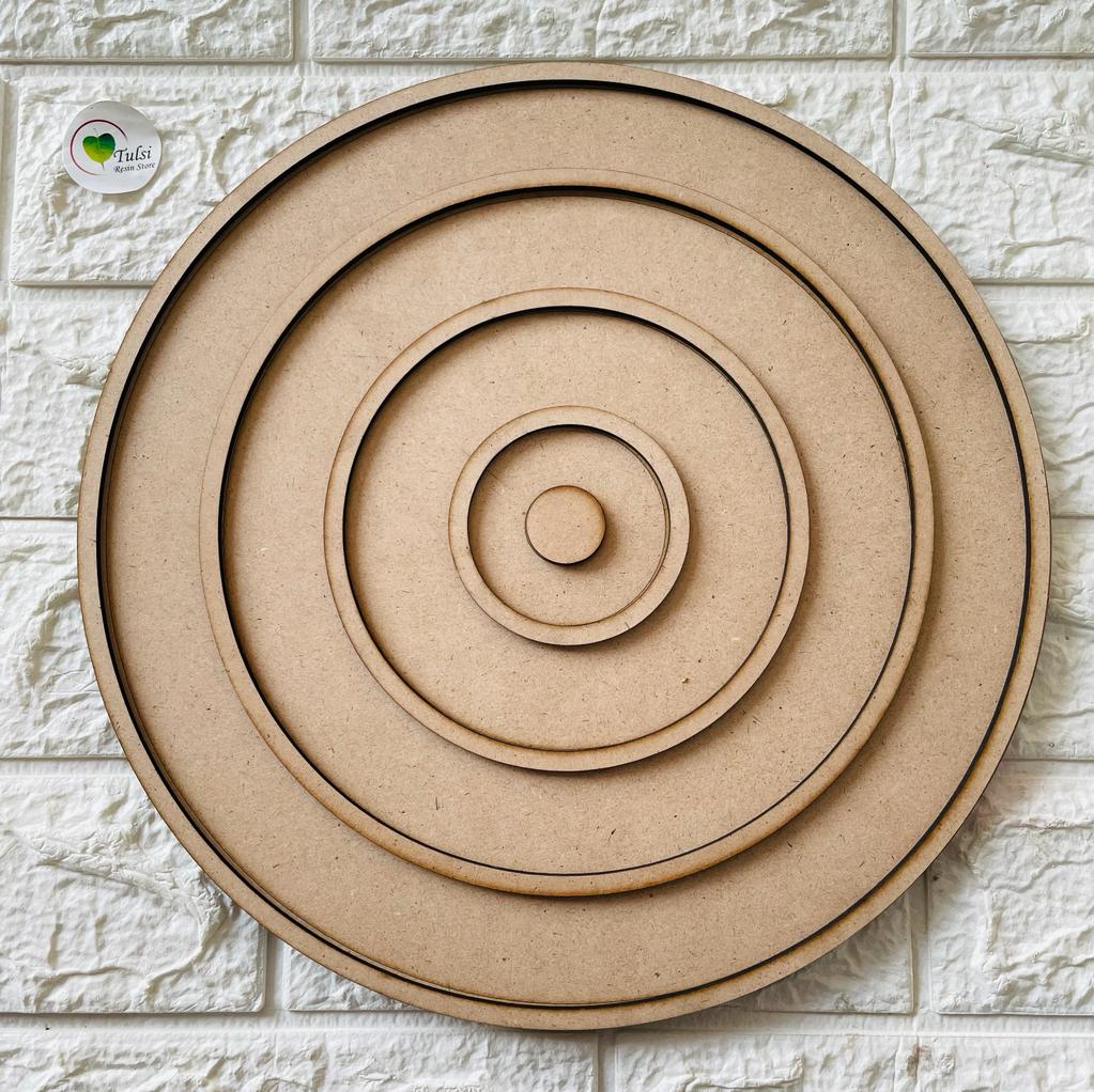 MDF Evil Eye Base (A) 1 | Tulsi Resin