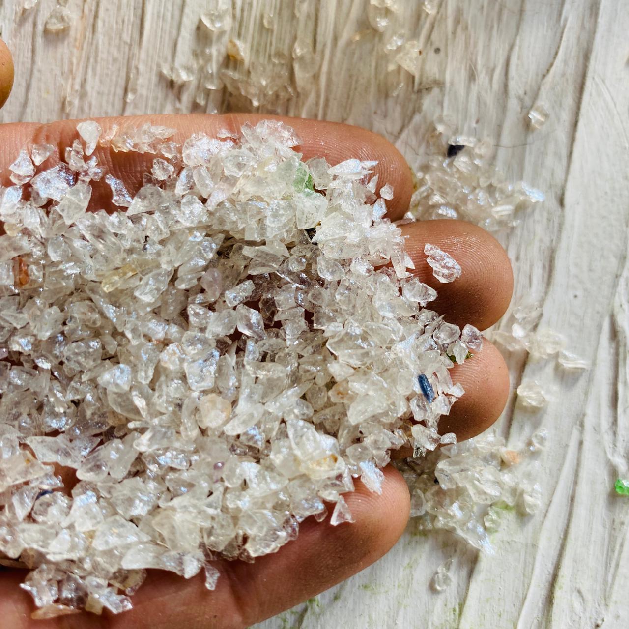 Mini Silver crystal tulsiresin