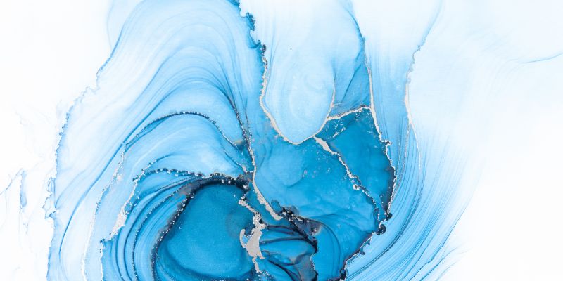 Dynamic Fusion of Resin Art and Alcohol Inks