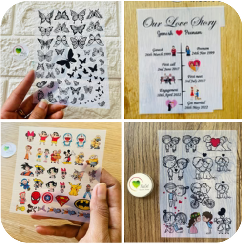 Colourful Insert Sheets