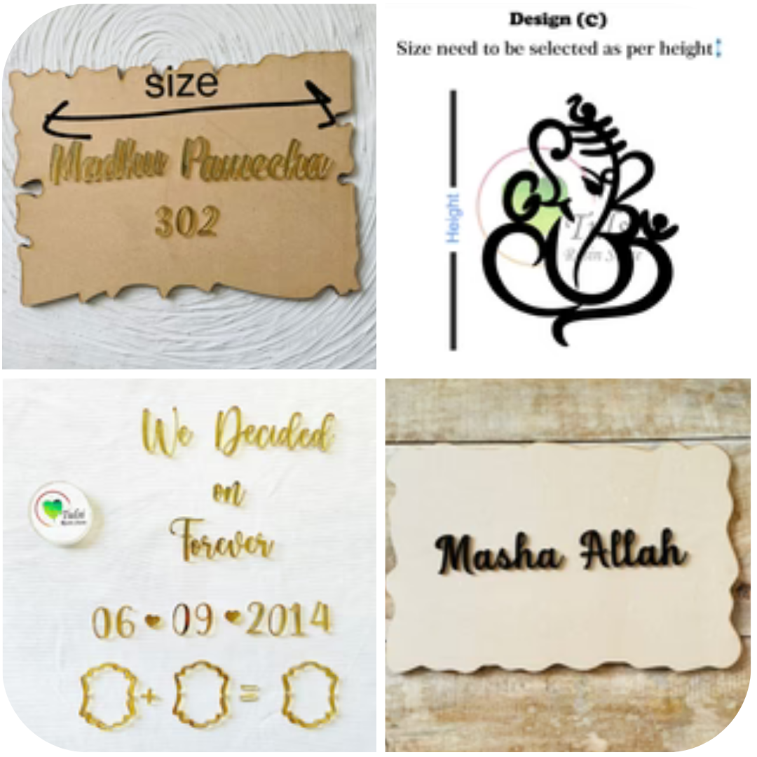 Custom MDF/Acrylic Cutout