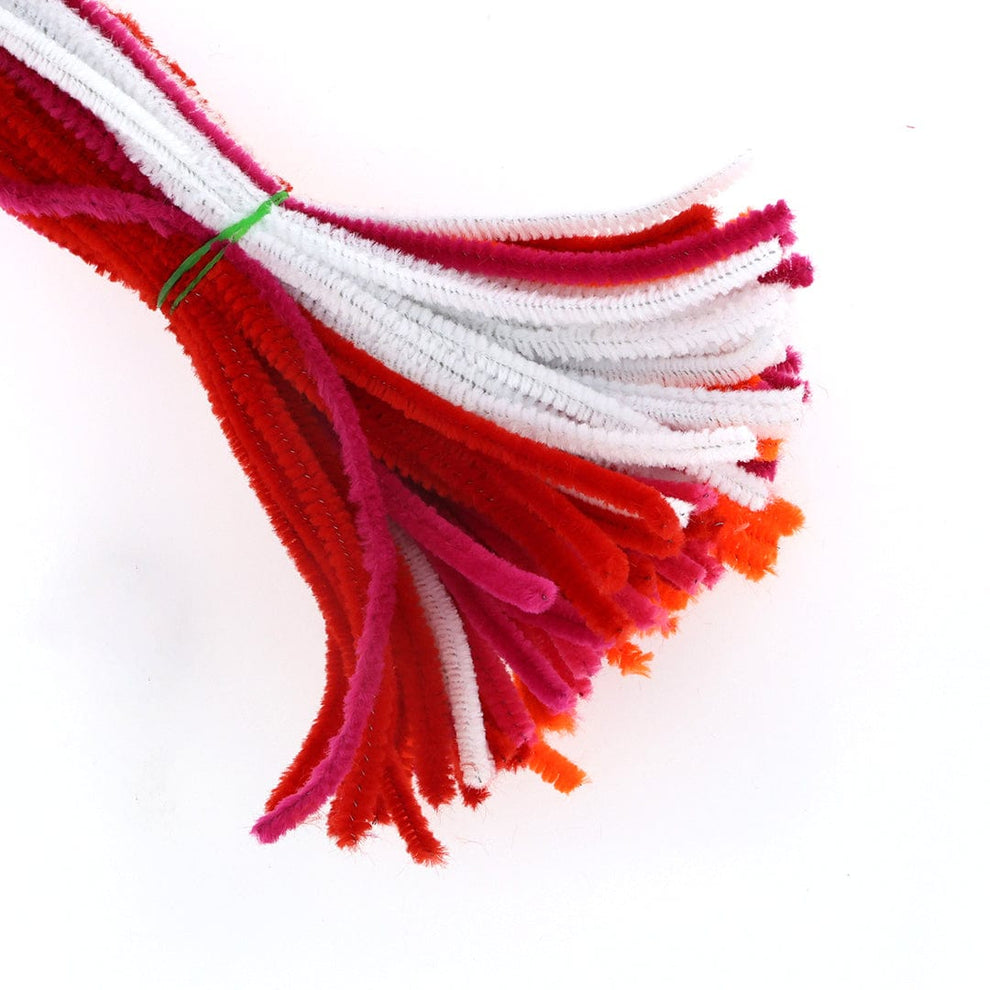 Plain Pipe Cleaners (Z1) - M.C Mix Red