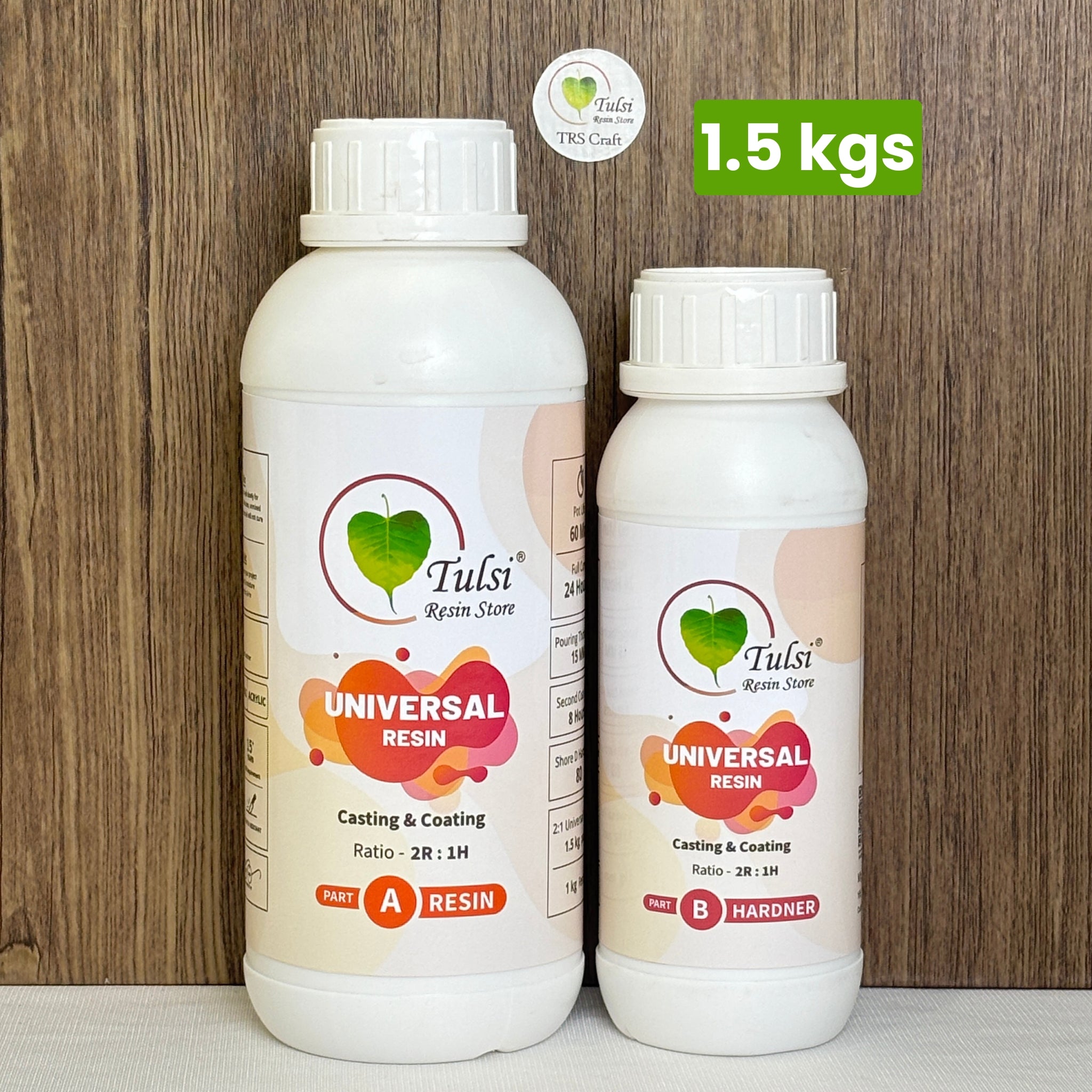 2:1 Universal Resin - Ultimate Multi Use Resin 1.5 Kg Tulsi Resin Store