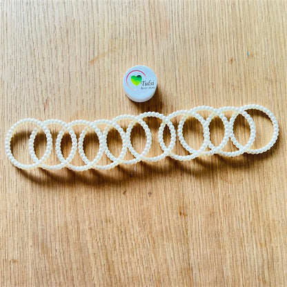 White Pearl Ring (B) - 1.75"