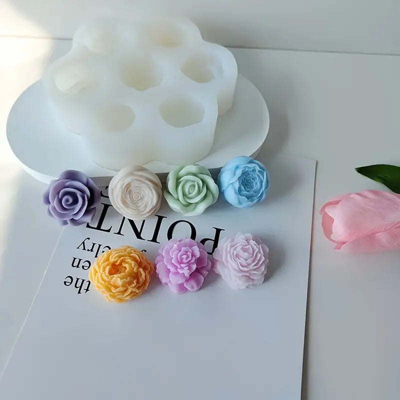 Flower Mould (A9) - Mini 7 Cavity