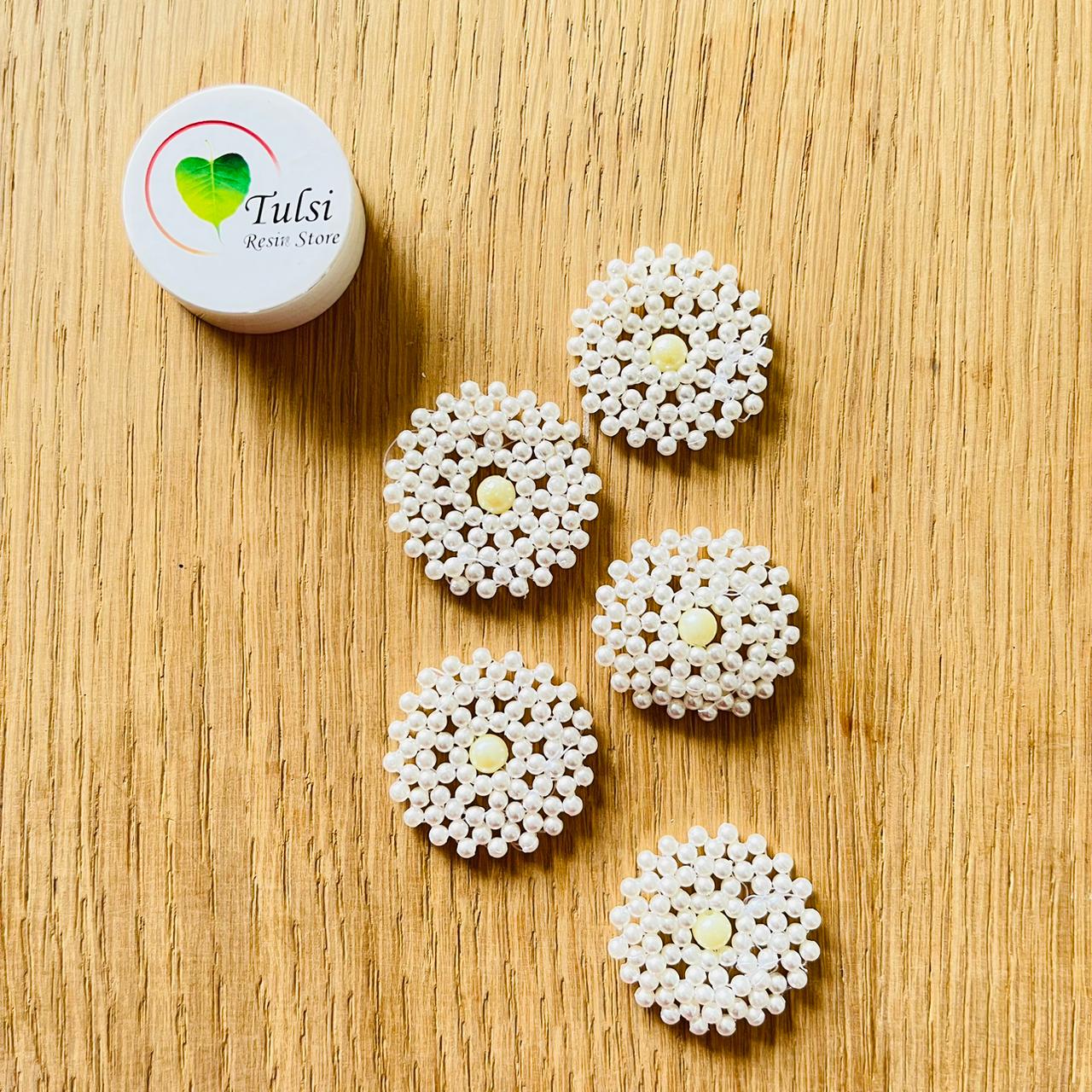 Pearl Round Matt (A) - - Tulsi Resin Store