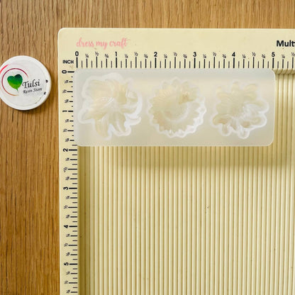 3 In 1 Flower Mould (A) Tulsi Resin Store