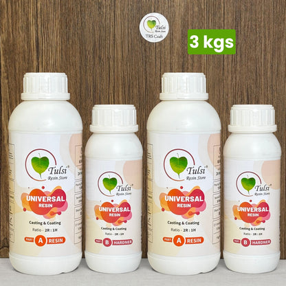 2:1 Universal Resin - Ultimate Multi Use Resin 3.0 Kg Tulsi Resin Store