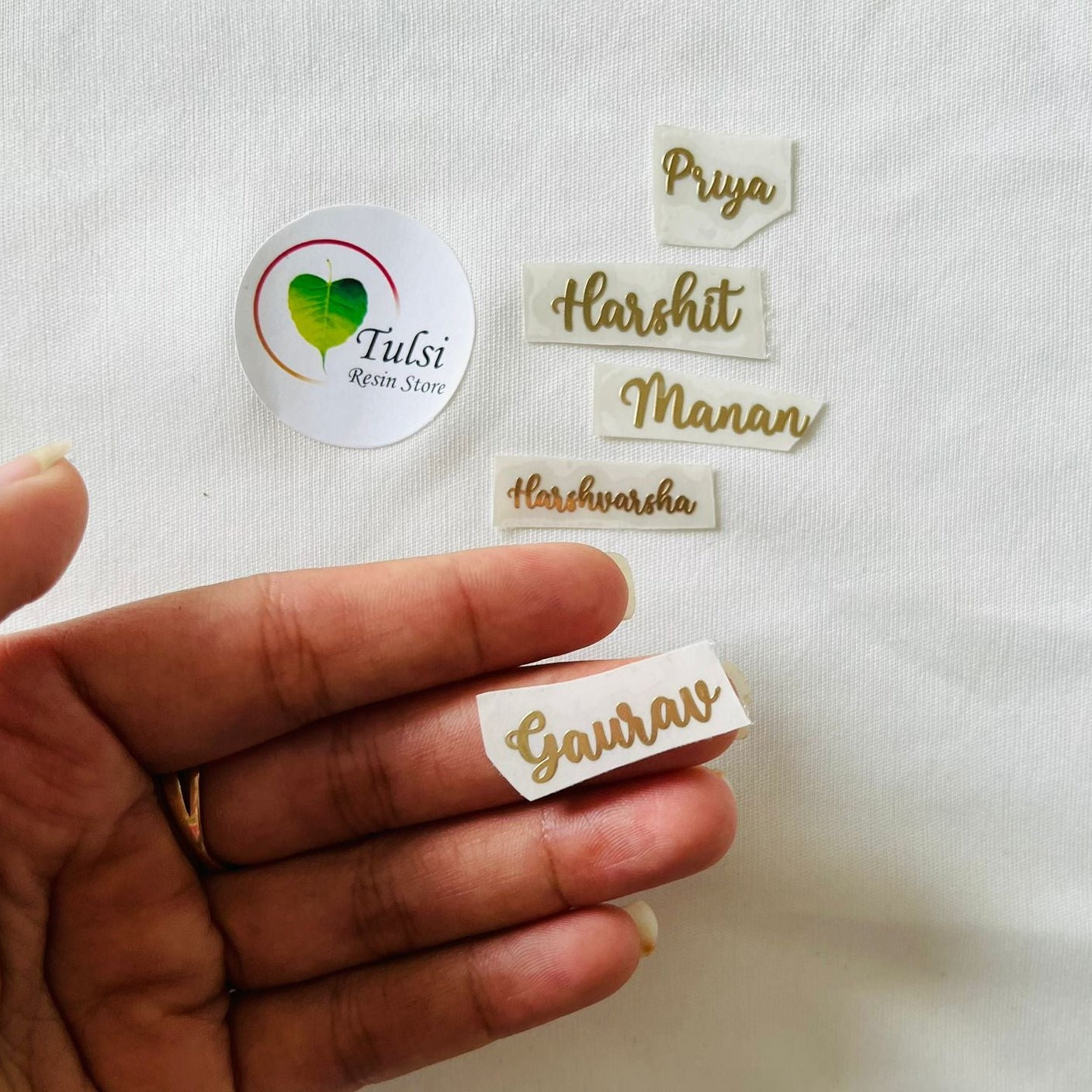 Custom Metal Sticker - For Rakhi (A001)