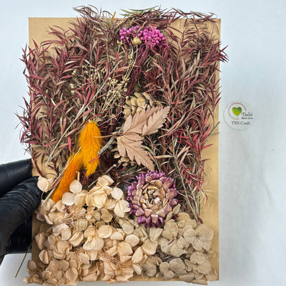 Mix Dry Flower Sheet - A17 - - Tulsi Resin Store