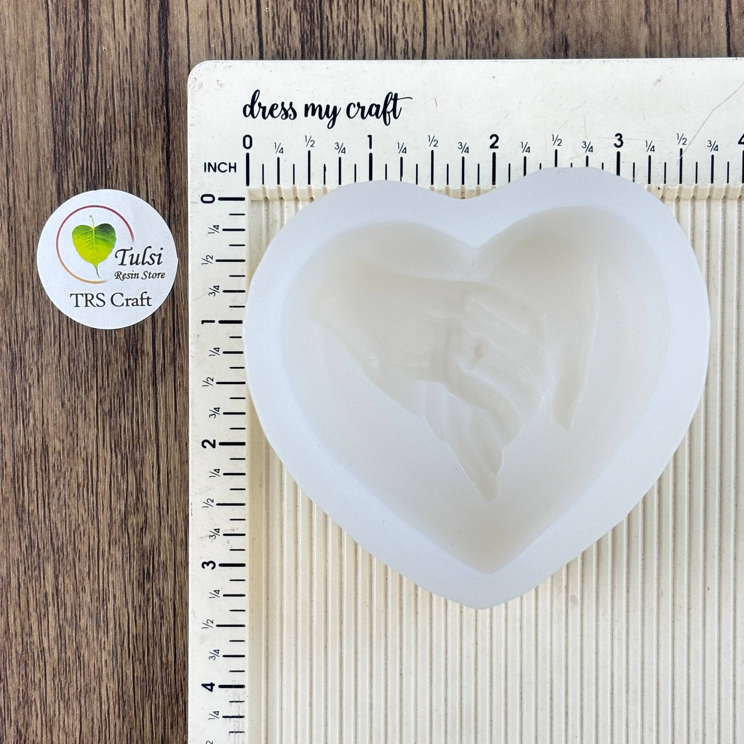 Heart Candle Mould (H) - Holding Hands (HM)