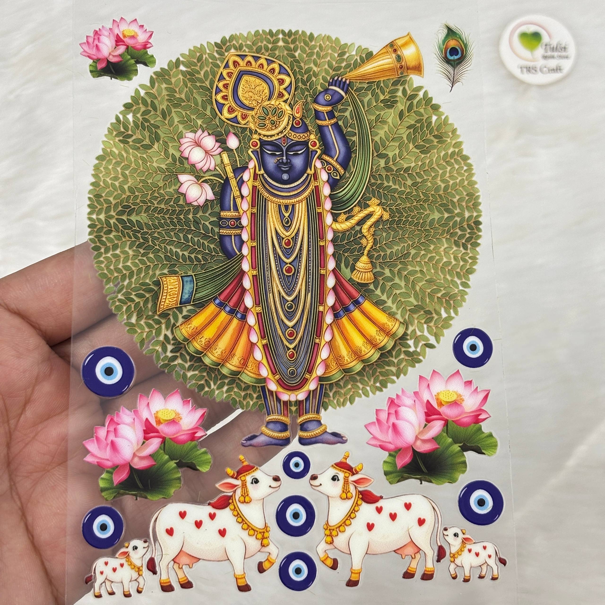 A6 UV DTF Sticker - God Idols Shreenathji (B2)