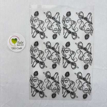 A6 UV DTF Sticker - God Idols Krishna (G1)