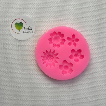 Flower Mould (A6) - 5 Cavity