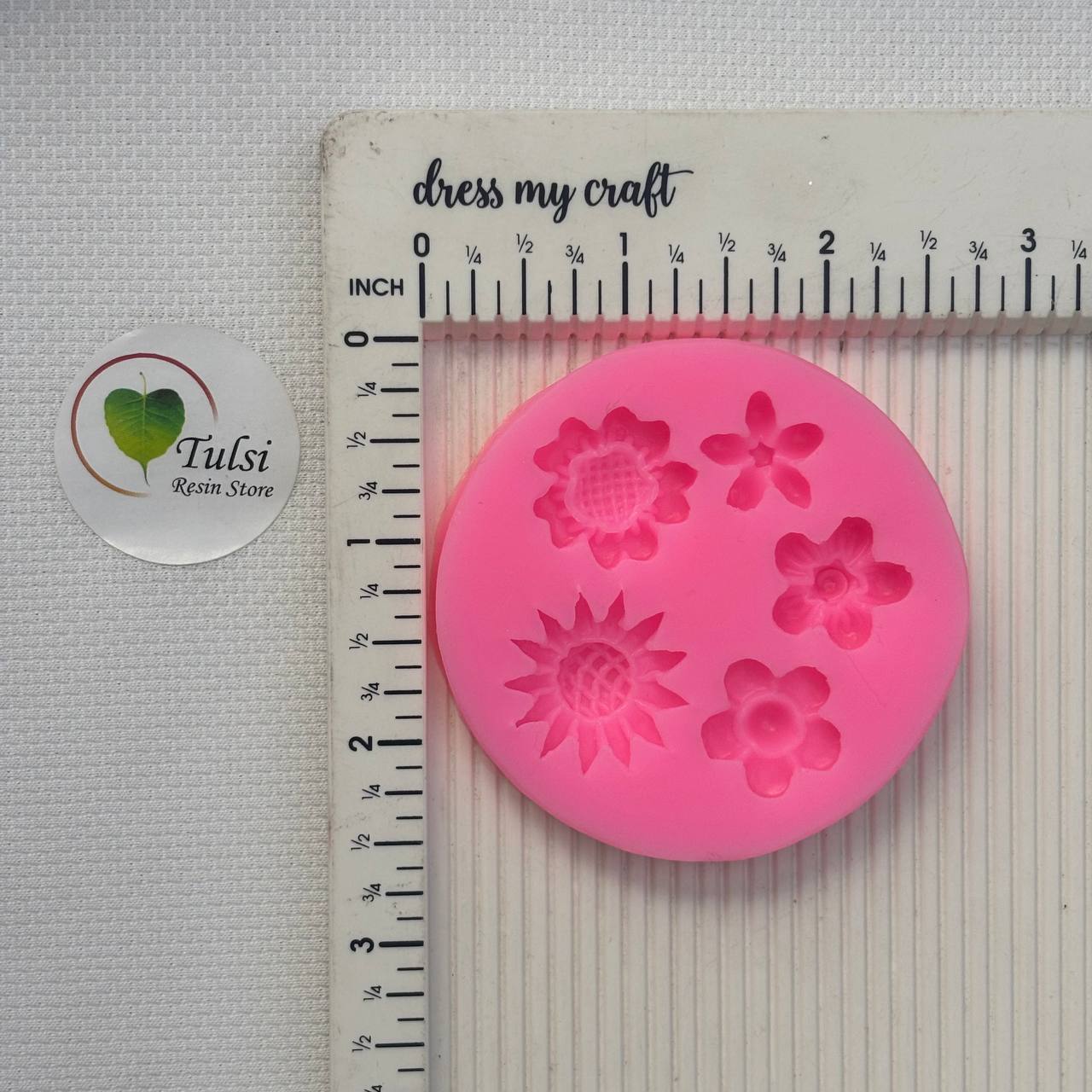 Flower Mould (A6) - 5 Cavity