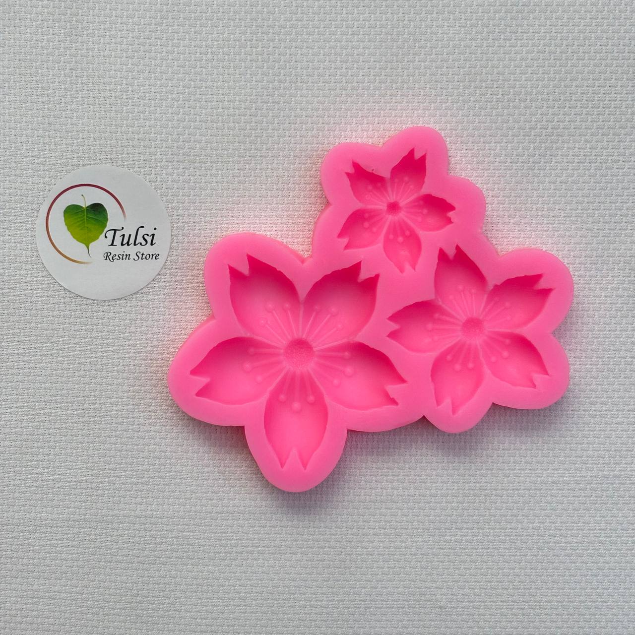 Flower Mould (A5) - 3 Cavity