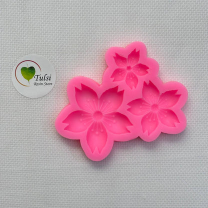 Flower Mould (A5) - 3 Cavity