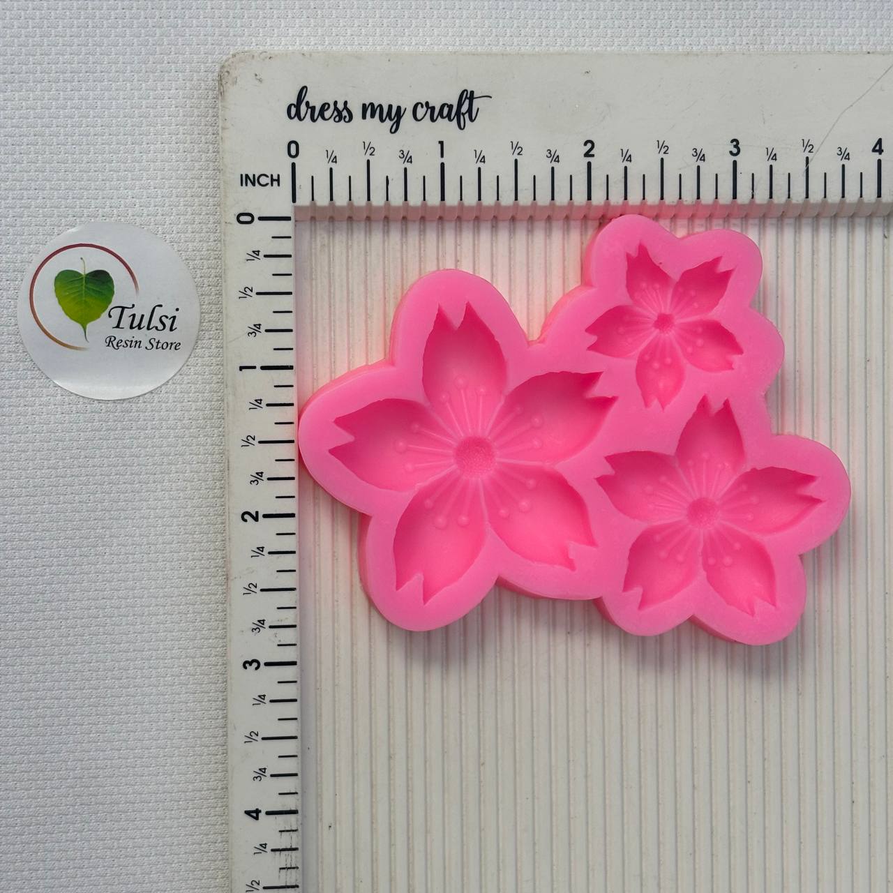 Flower Mould (A5) - 3 Cavity
