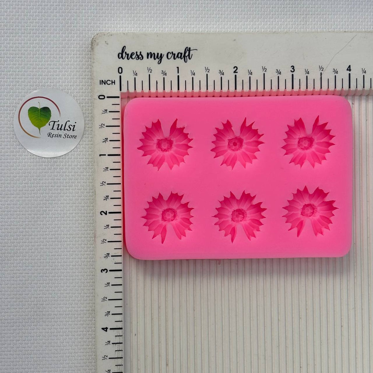 Pink Daisy Flower Mould (E) Tulsi Resin Store