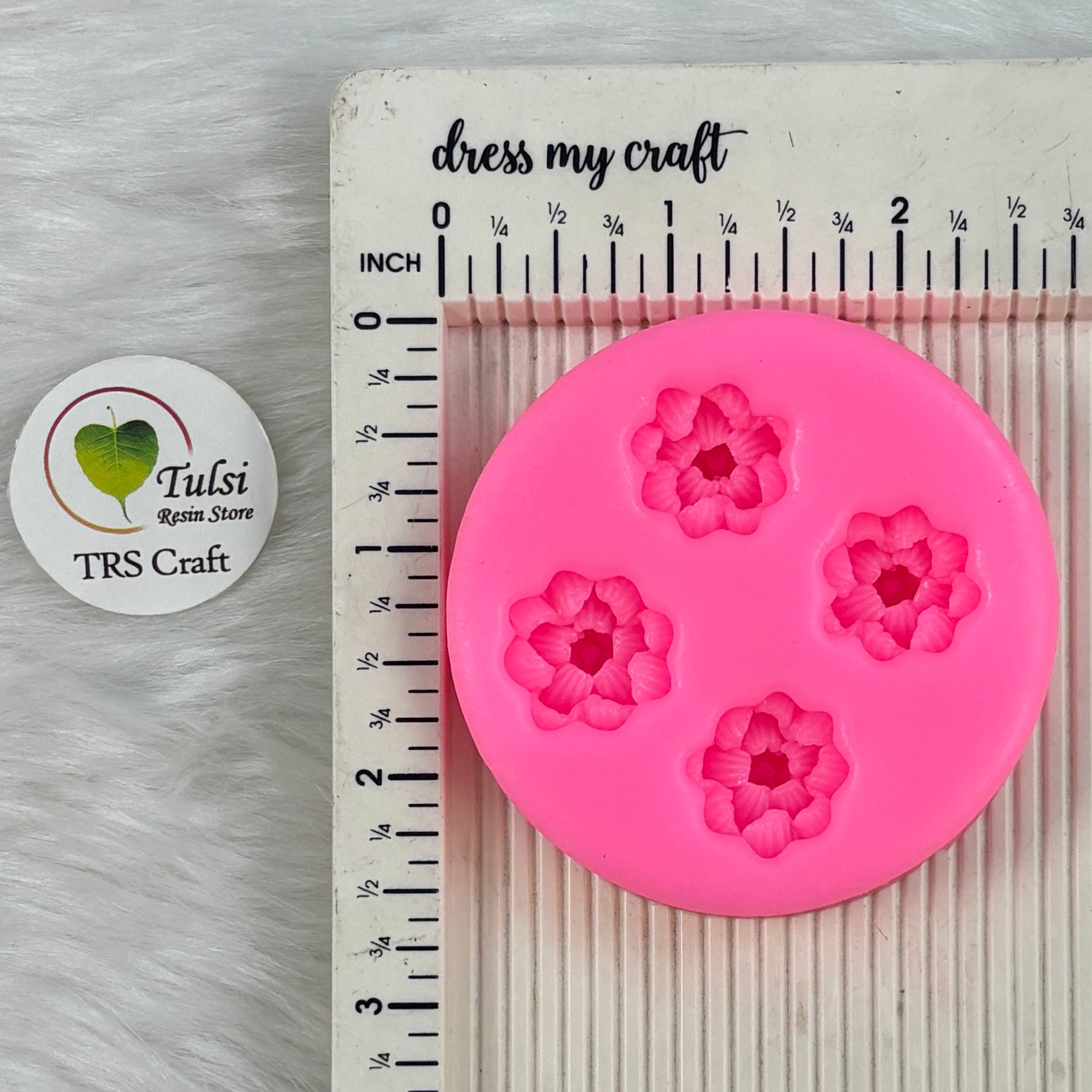 Flower Mould (A32) - 4 Cavity